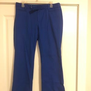 Gap blue modern boot dress pants sz 10. Like new.